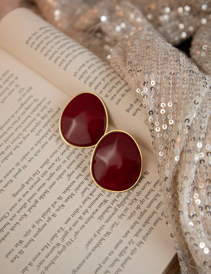 Great Caia Bordeaux - Oorbellen