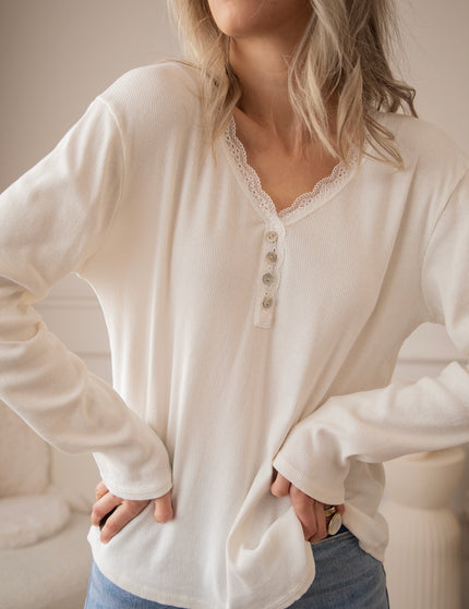 Rosie Lou Off White - Longsleeve