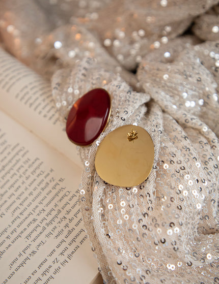 Great Caia Bordeaux - Oorbellen