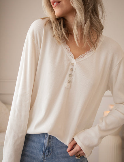 Rosie Lou Off White - Longsleeve