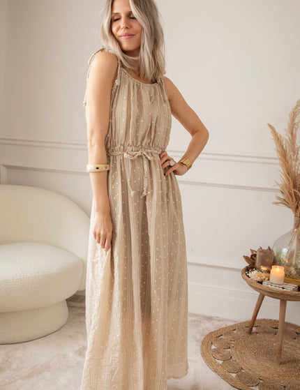 Everbloom Sand - Maxi Jurk