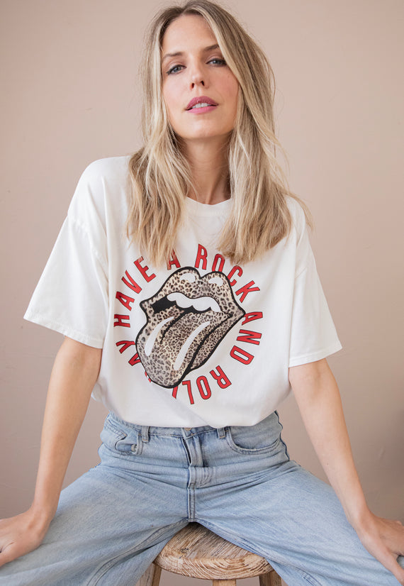 A Rock And Roll Day White - T-Shirt