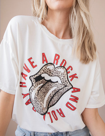 A Rock And Roll Day White - T-Shirt