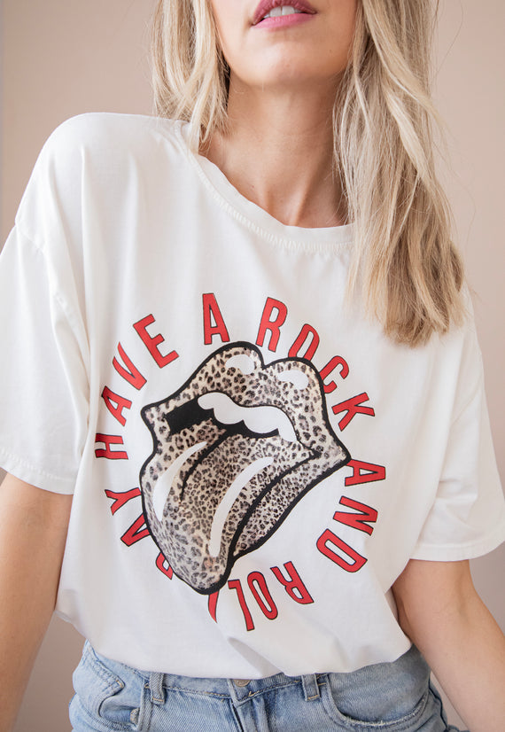 A Rock And Roll Day White - T-Shirt