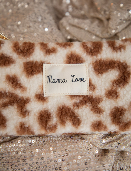 Mama Love Off White/Camel - Pouch