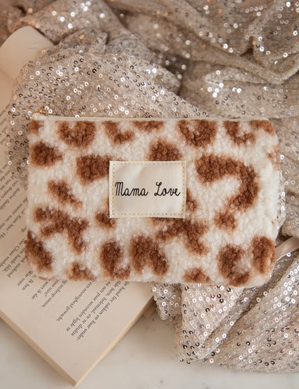 Mama Love Off White/Camel - Pouch