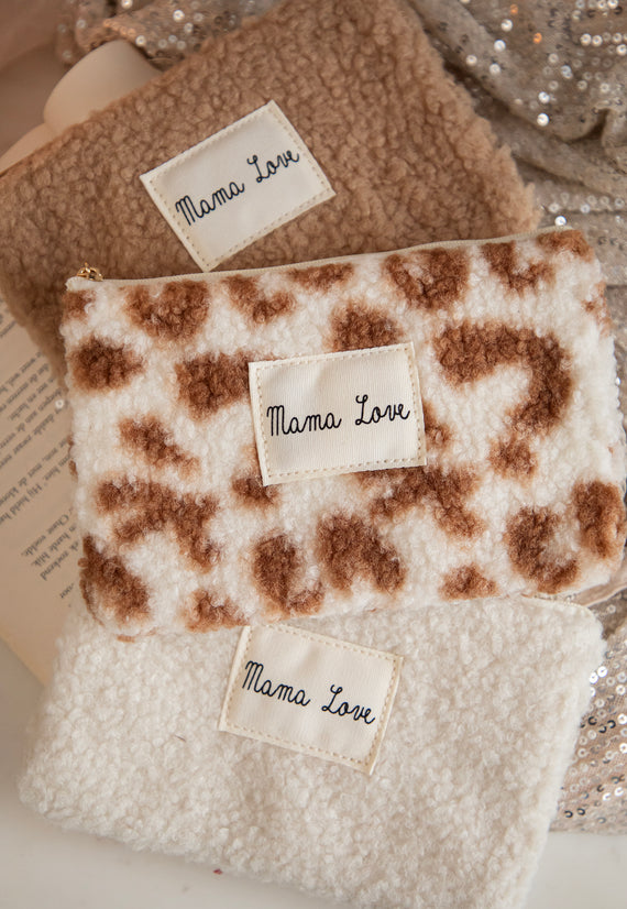 Etui - Mama Love - Weiß/Camel