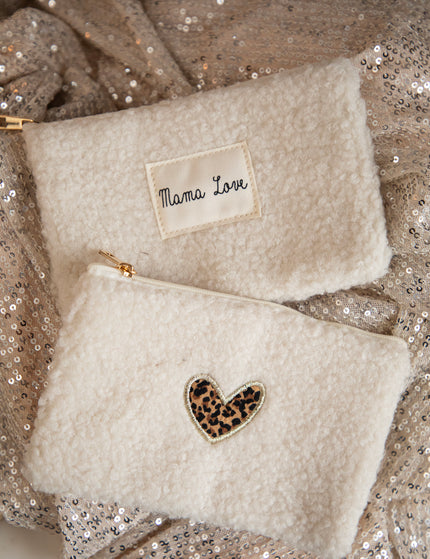 Etui - Little Leopard Love - Weiß