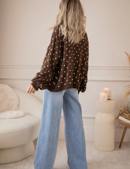 Surrounded By Dots Choco - Trui