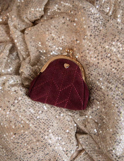 Lovey Dovey Burgundy - Clutch