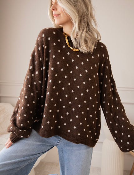 Surrounded By Dots Choco - Trui