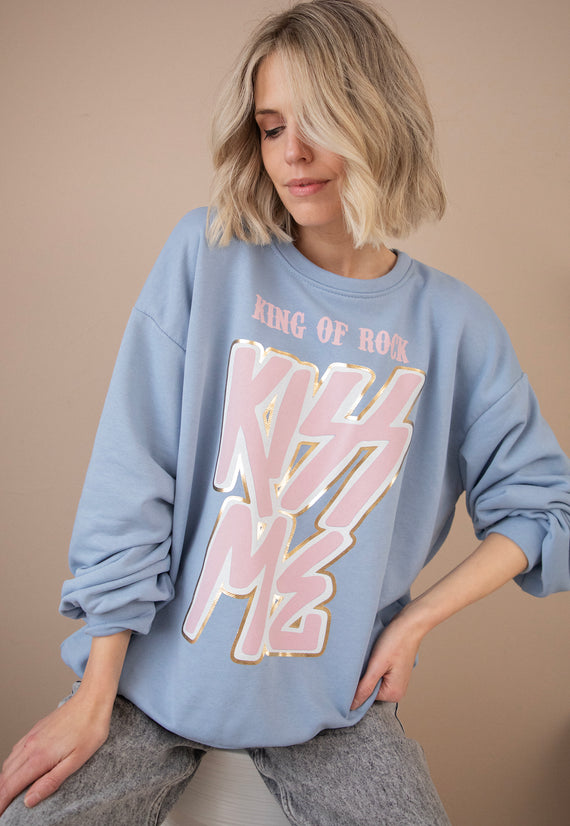 Kiss Me Soft Blue - Sweater