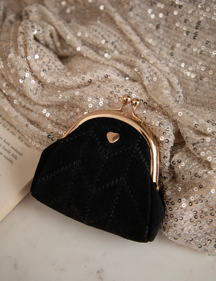 Lovey Dovey Black - Clutch