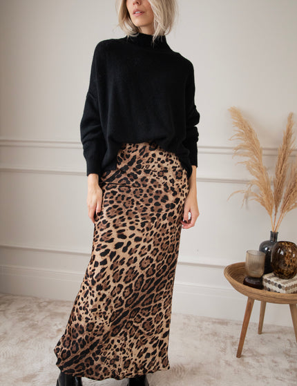 Wild And Wandering Beige - Maxi Skirt