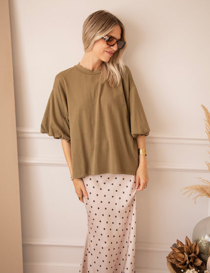 Easy Puff Kaki - T-Shirt