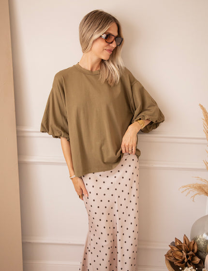 Easy Puff Kaki - T-Shirt