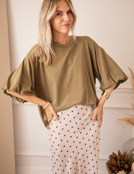 Easy Puff Kaki - T-Shirt