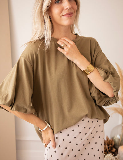 Easy Puff Kaki - T-Shirt