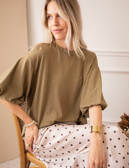 Easy Puff Kaki - T-Shirt
