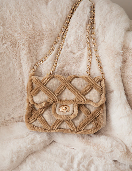 Woven Wanderer Sand - Handtas