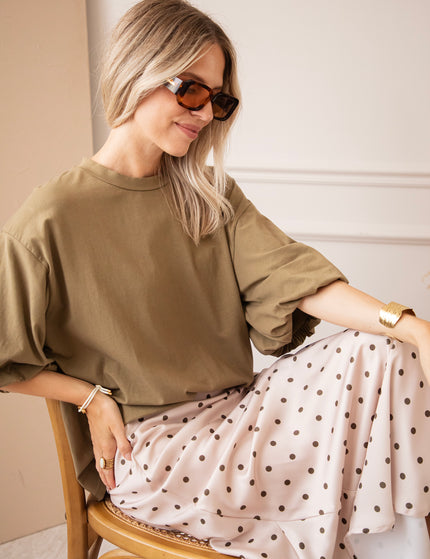 Easy Puff Kaki - T-Shirt