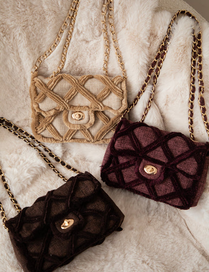 Woven Wanderer Choco - Handtas