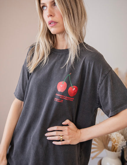 Sweet As A Cherry Dark Grey - T-Shirt