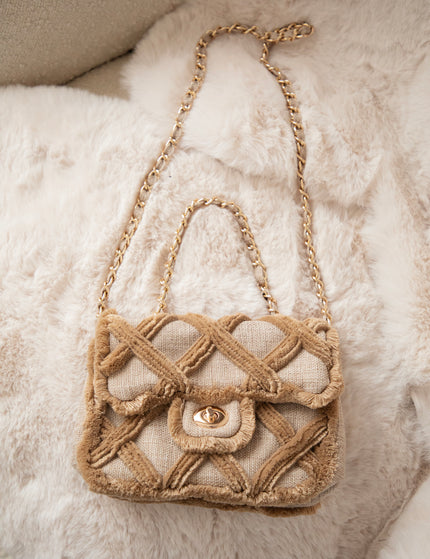 Woven Wanderer Sand - Handtas