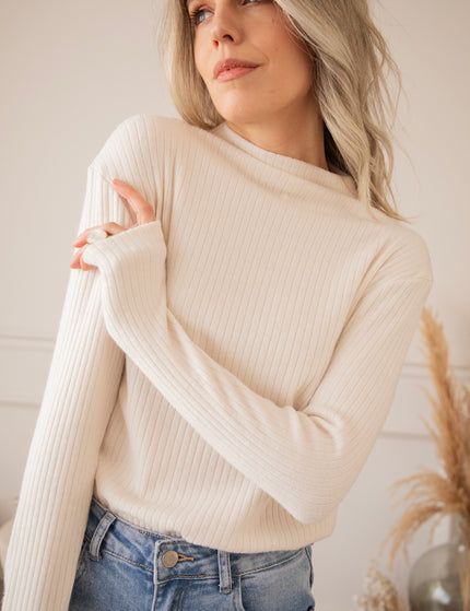 Basic Mimi Beige - Longsleeve