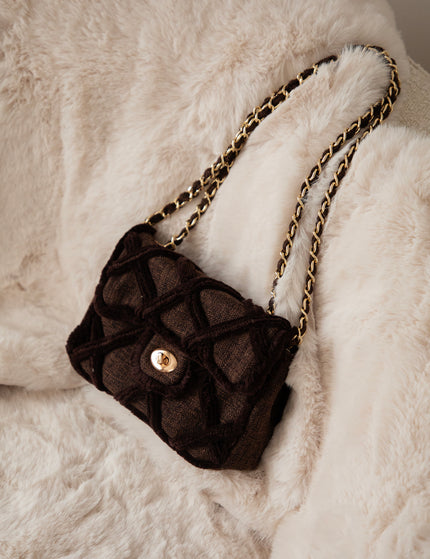 Woven Wanderer Choco - Handtas