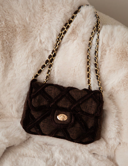 Woven Wanderer Choco - Handtas