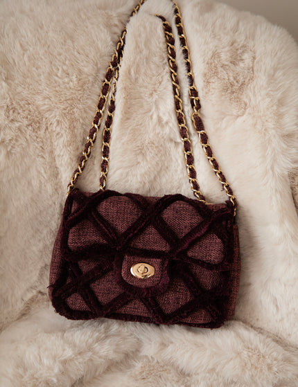 Woven Wanderer Bordeaux - Handtas