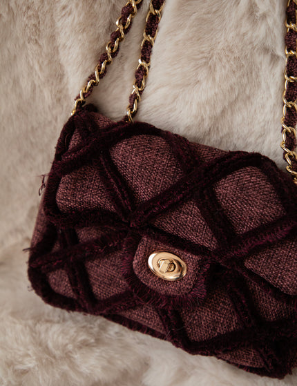 Woven Wanderer Bordeaux - Handtas