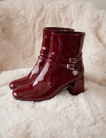 Liliane Lacquer Bordeaux - Boots