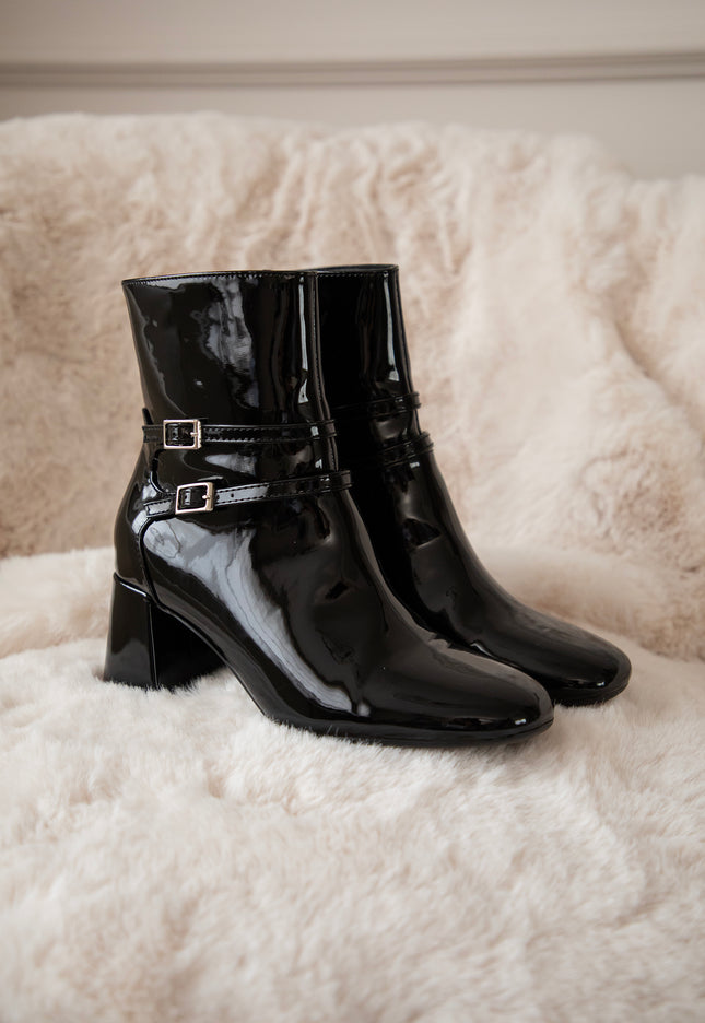 Liliane Lacquer Black - Boots