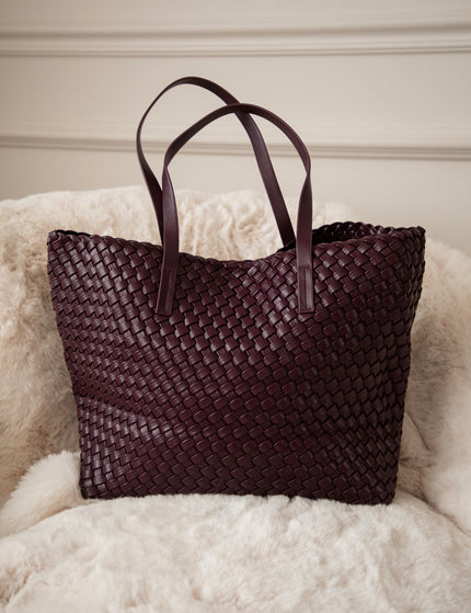 Braid Deluxe Burgundy - Handtas