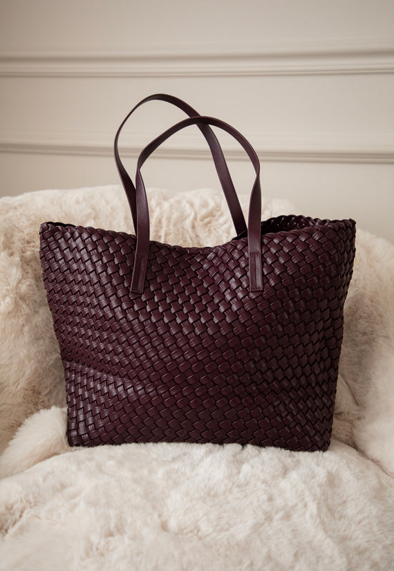 Braid Deluxe Burgundy - Handtas