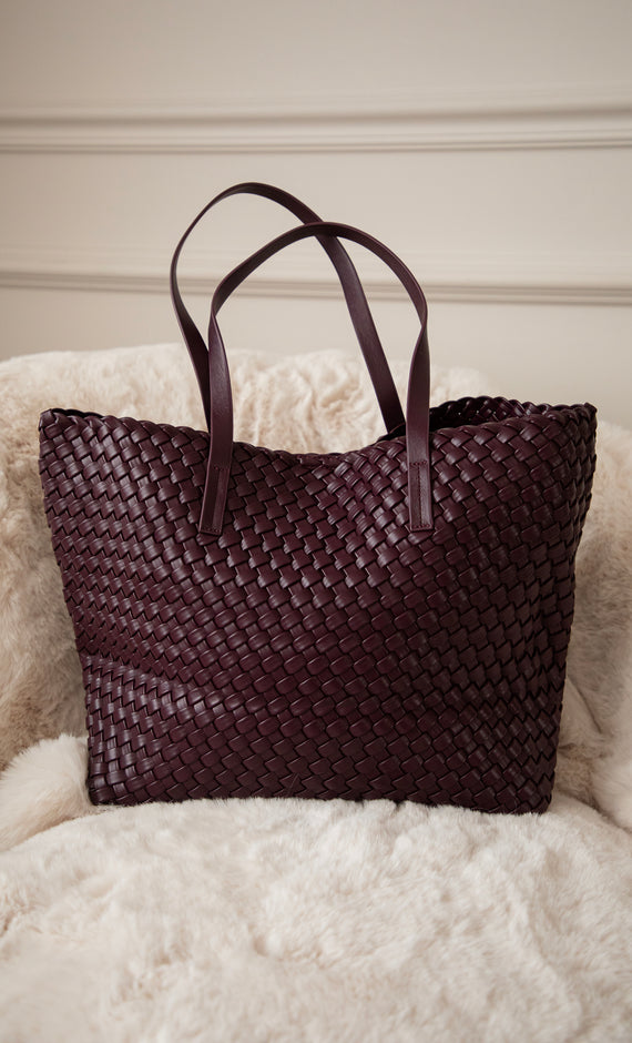 Braid Deluxe Burgundy - Handtas