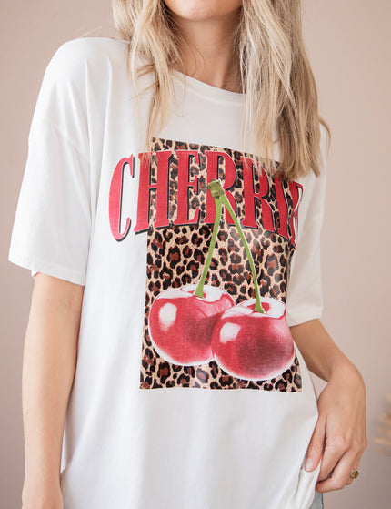 Cherry Wild White - T-Shirt