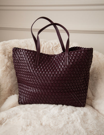 Braid Deluxe Burgundy - Handtas
