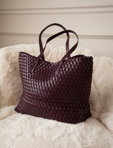 Braid Deluxe Burgundy - Handtas