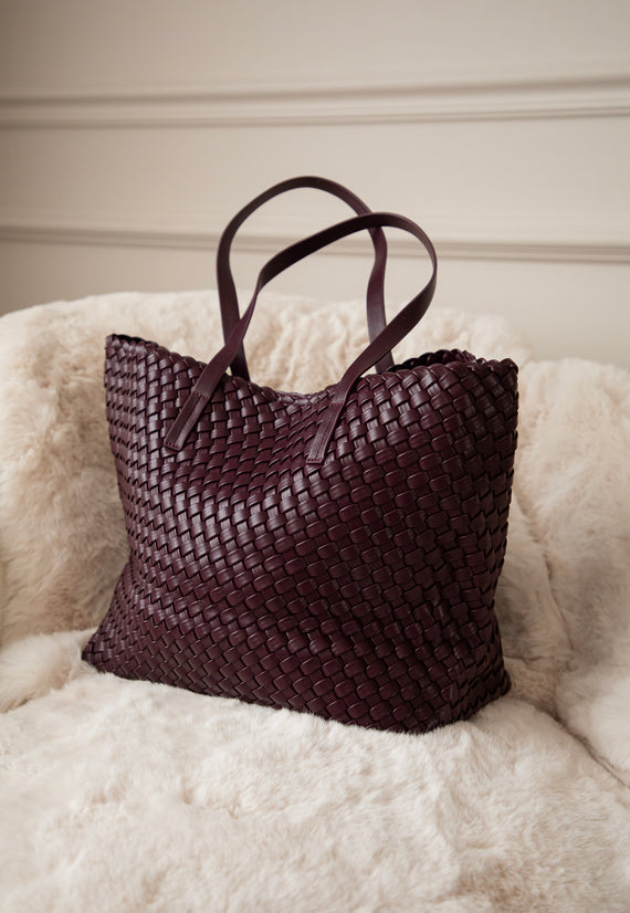 Braid Deluxe Burgundy - Handtas