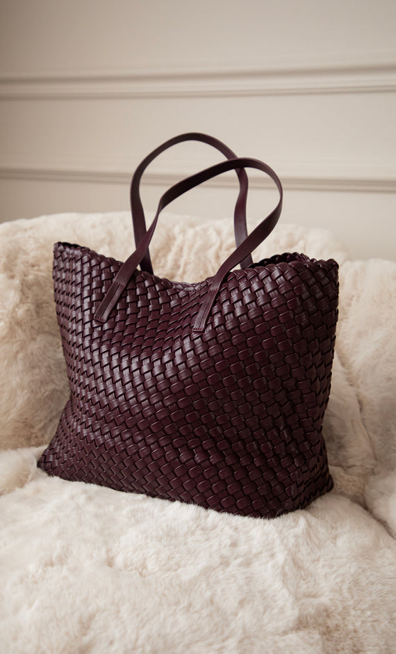 Braid Deluxe Burgundy - Handtas