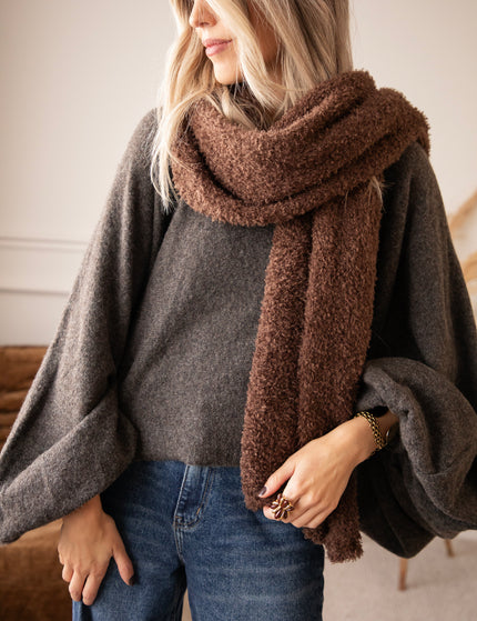 Cozy Wing Knit Dark Grey - Sweater