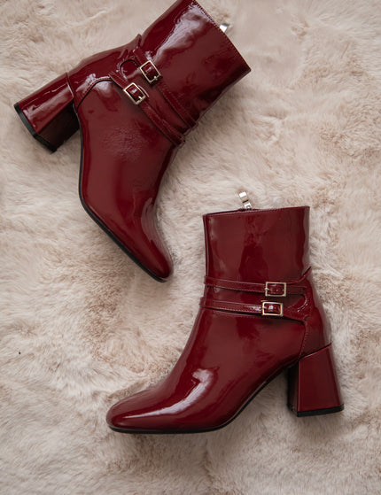 Liliane Lacquer Bordeaux - Boots
