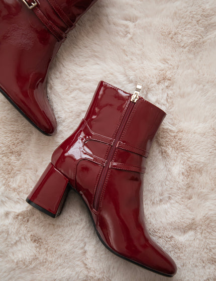 Liliane Lacquer Bordeaux - Boots