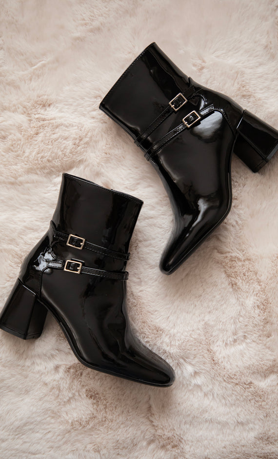 Stiefel - Liliane Lacquer - Schwarz