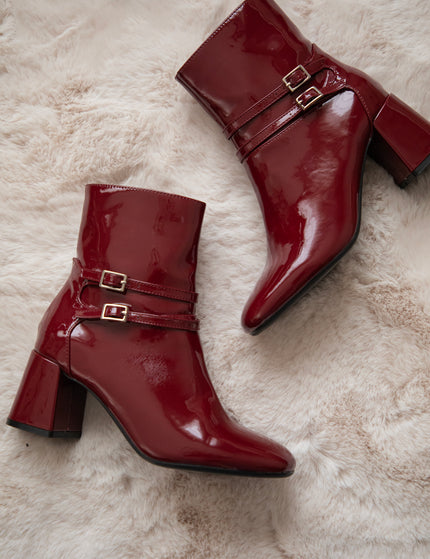 Liliane Lacquer Bordeaux - Boots