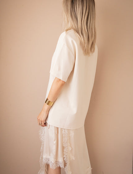 Lucky Girl Aura Beige/Black - T-Shirt
