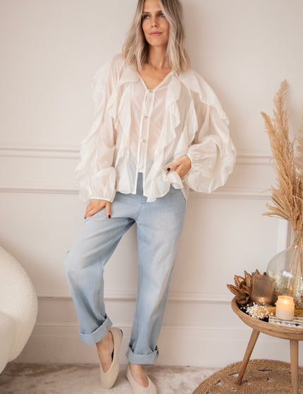 Volants Dreams Beige - Blouse